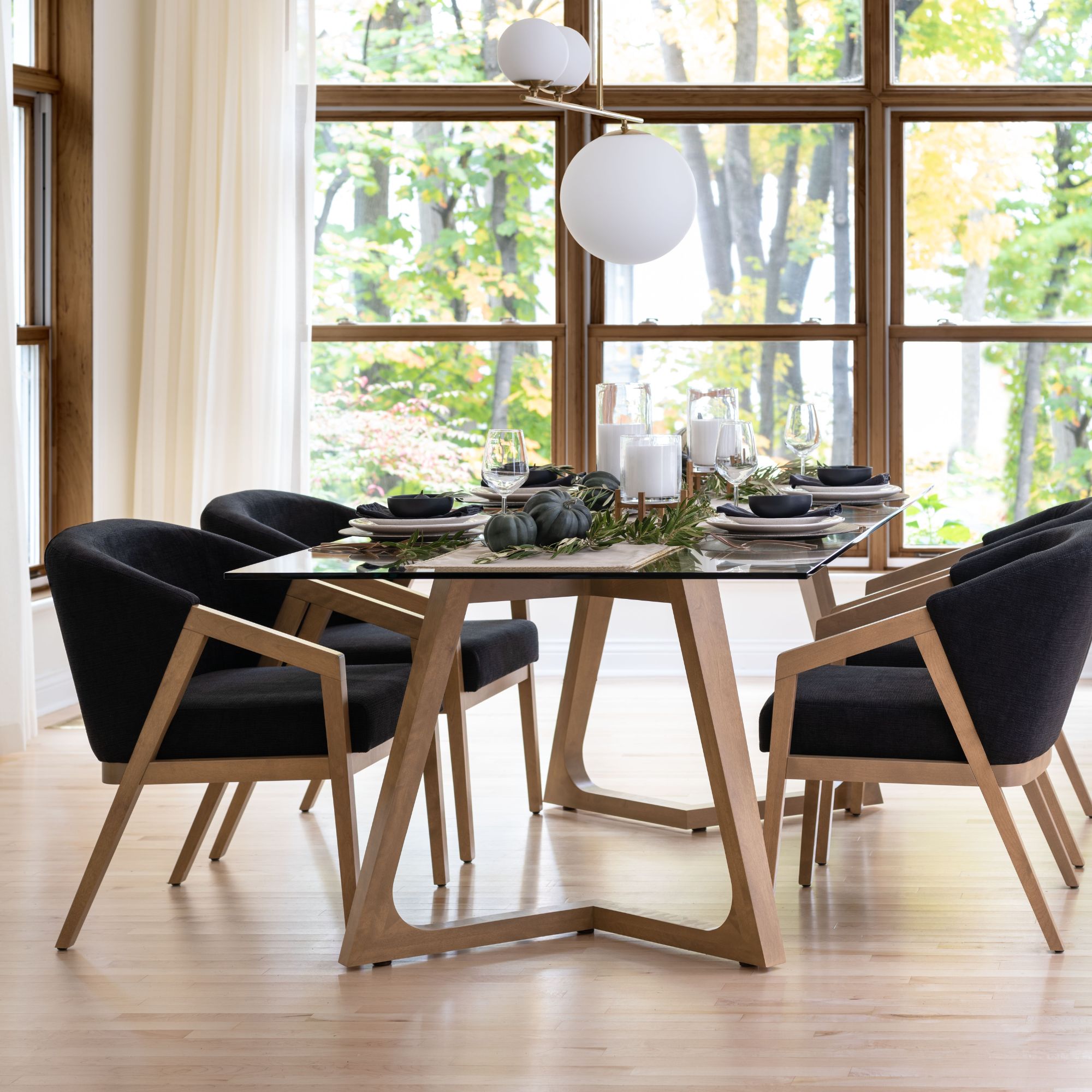 Modern Dining Set - 4DHJS - Image 4