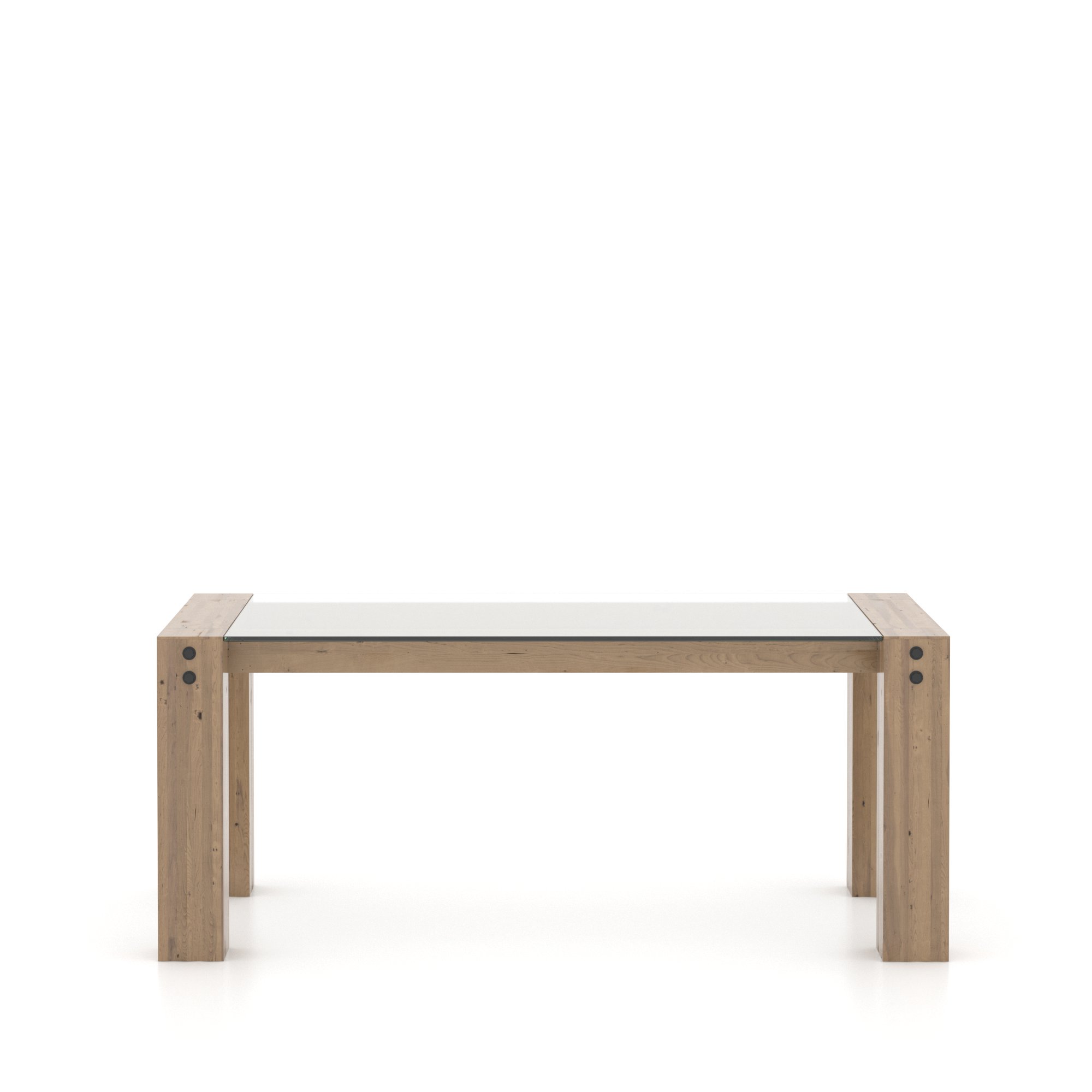 Rectangular Glass Table - Legs LN - Image 2