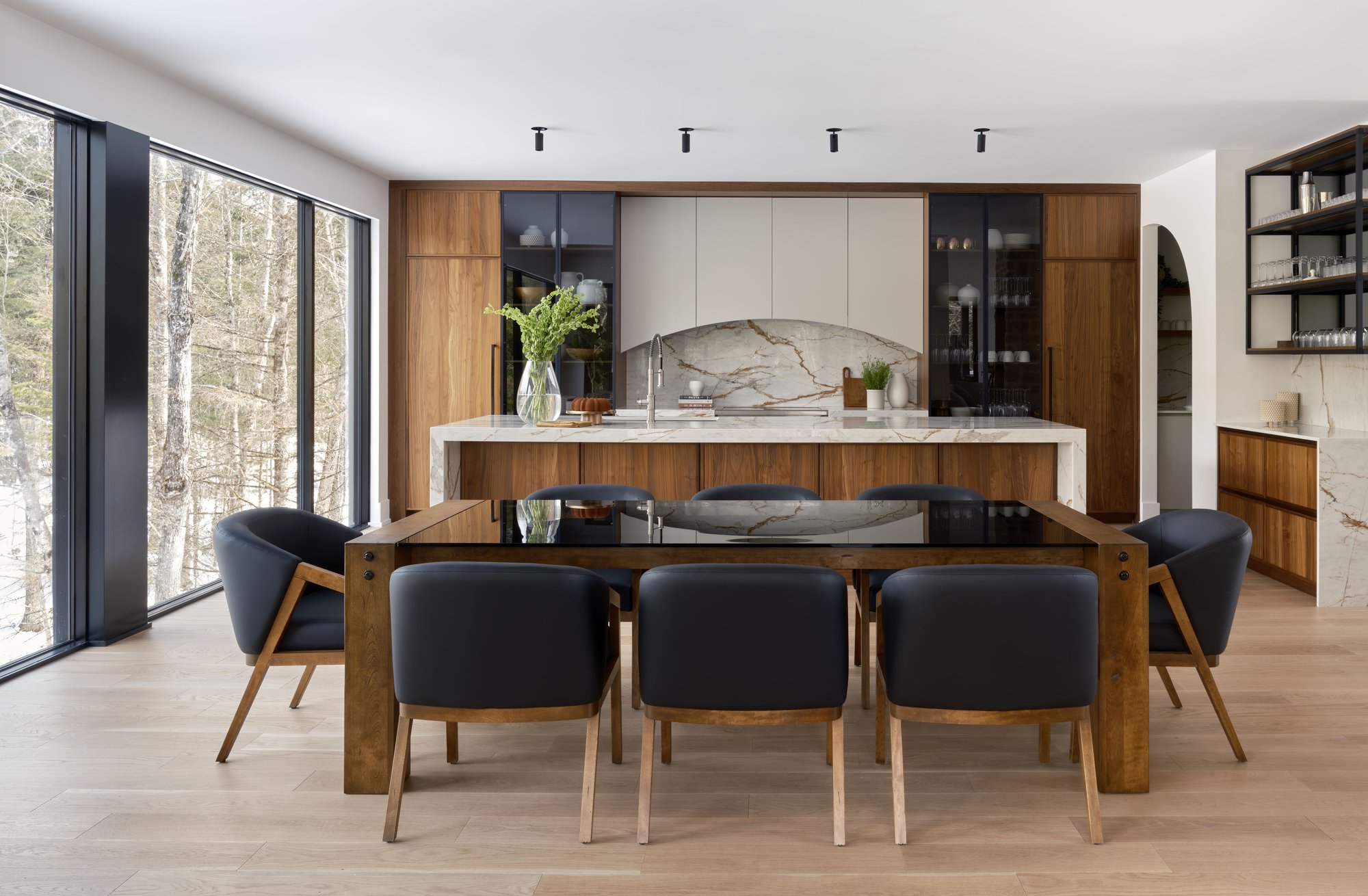 Rectangular Glass Table - Legs LN - Image 4