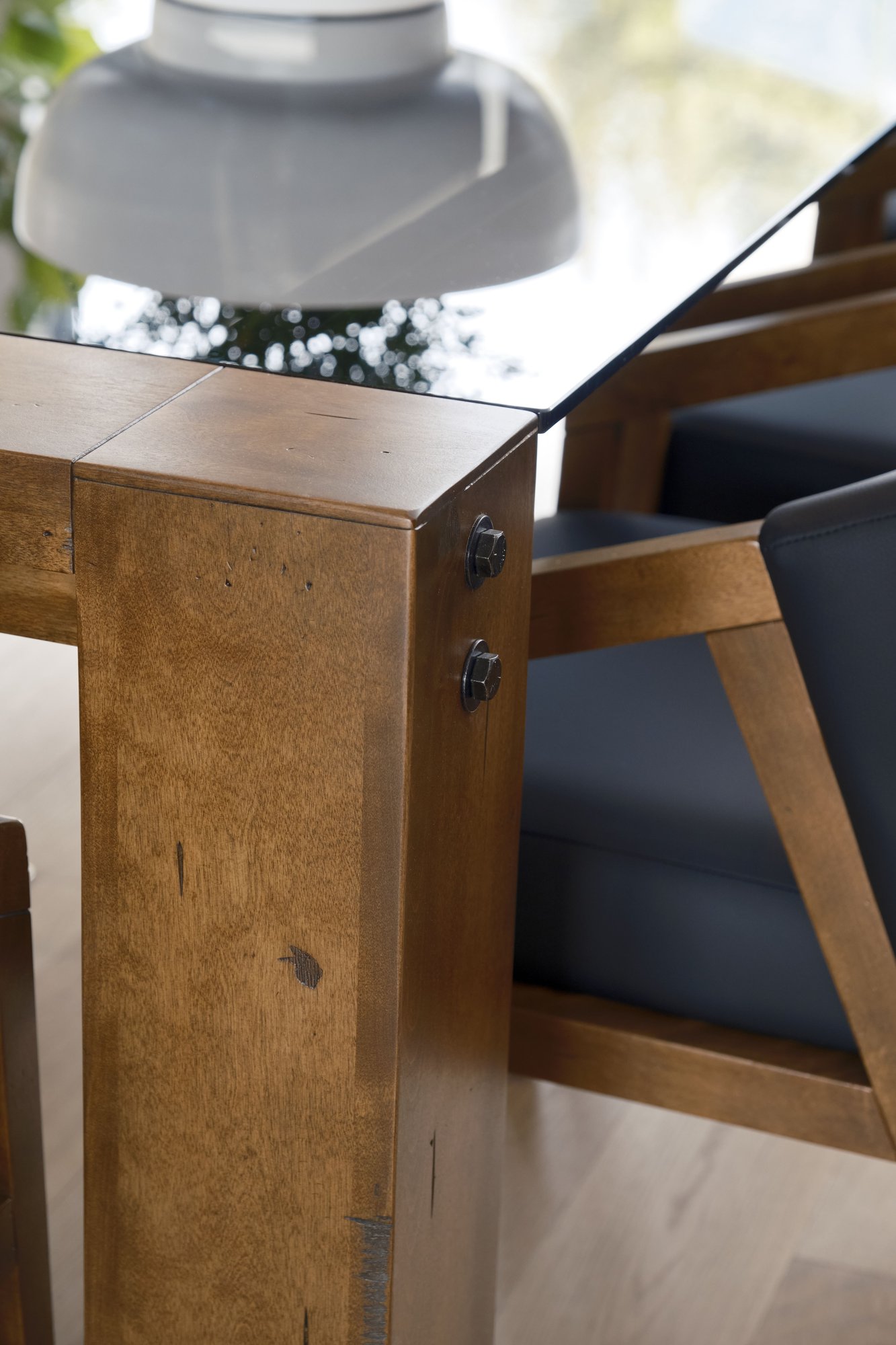 Rectangular Glass Table - Legs LN - Image 5