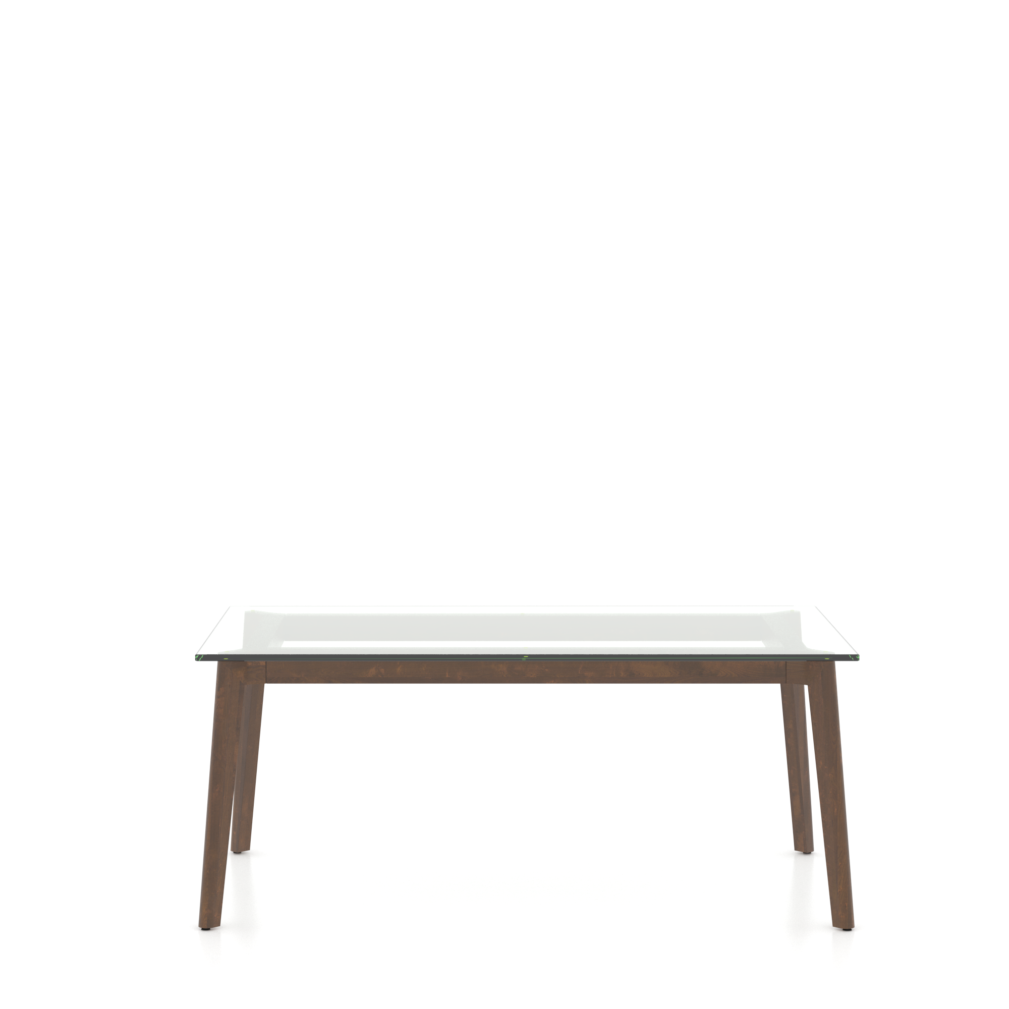 Table en verre rectangulaire - Pattes GR – Image 2