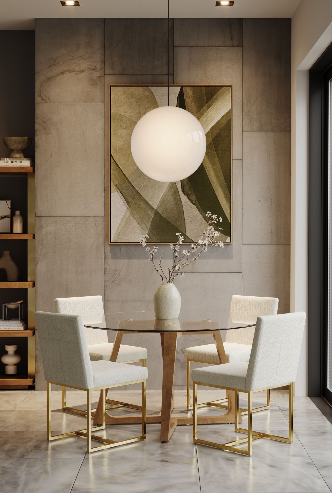 Round Glass Table - Base MN - Image 4