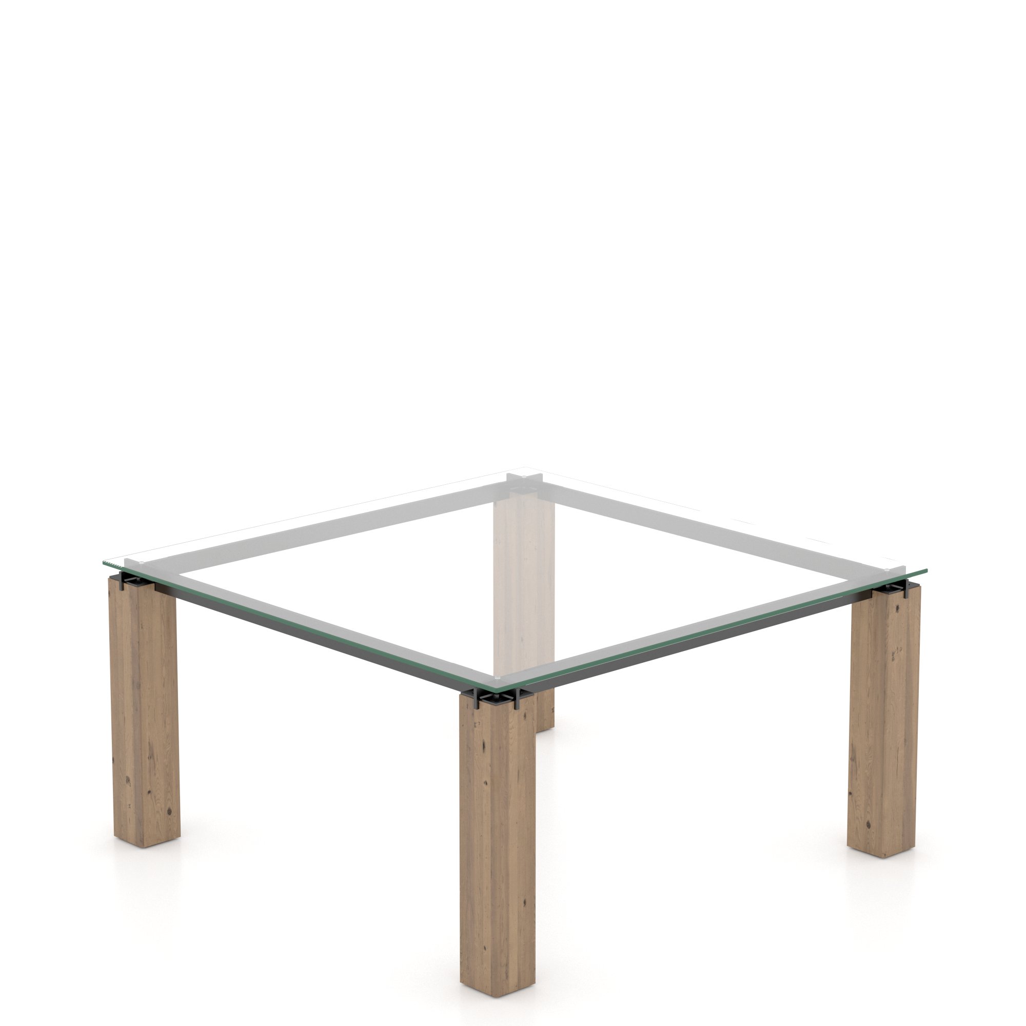 Square Glass Table - Legs LE - Image 3
