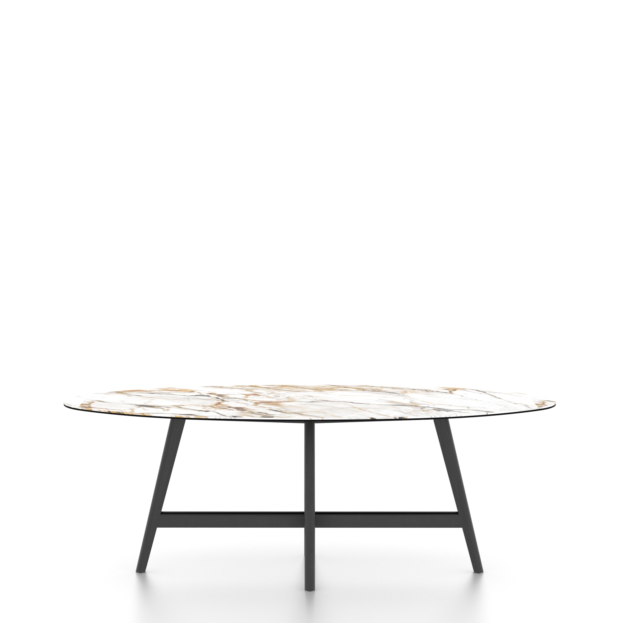 Table ovale en porcelaine - Base DV – Image 2